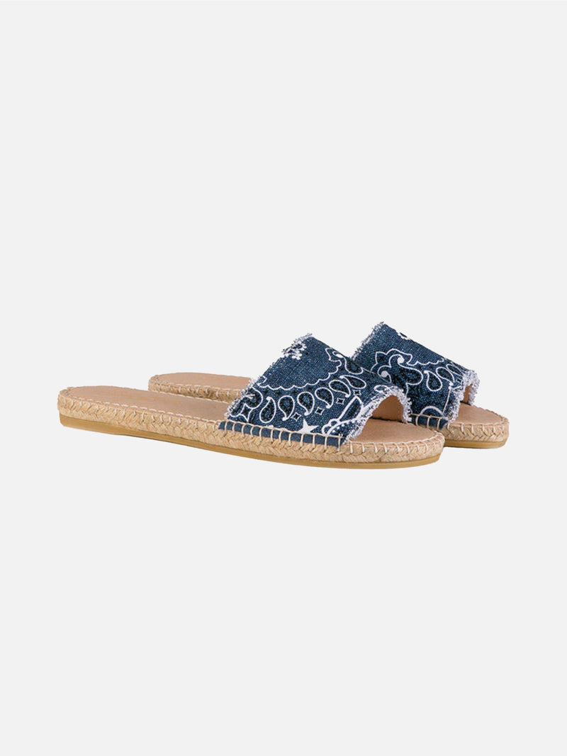 Espadrilla da donna con stampa bandana