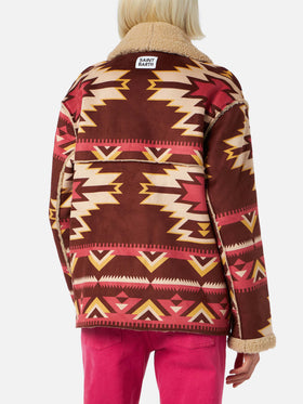 Giubbotto da donna in shearling reversibile