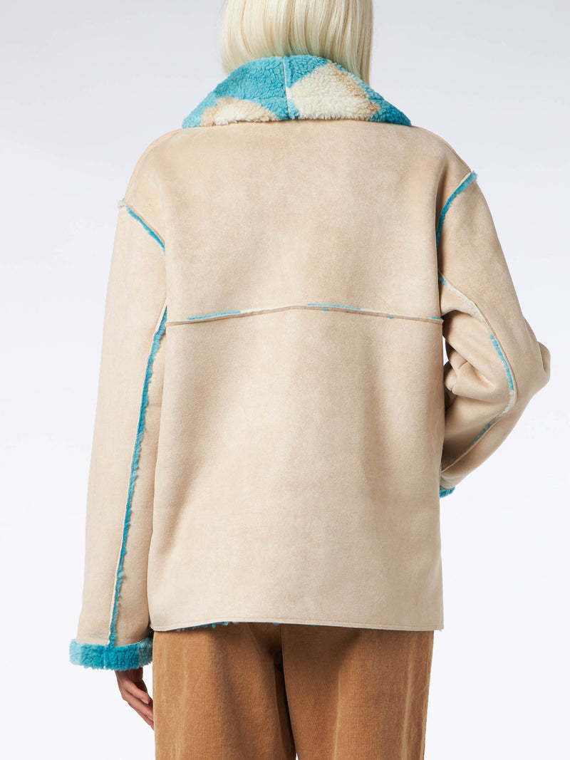 Giubbotto da donna in shearling reversibile