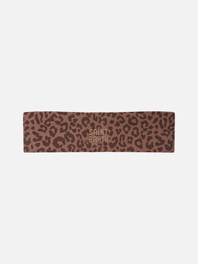Diadema Studio con estampado de leopardo 