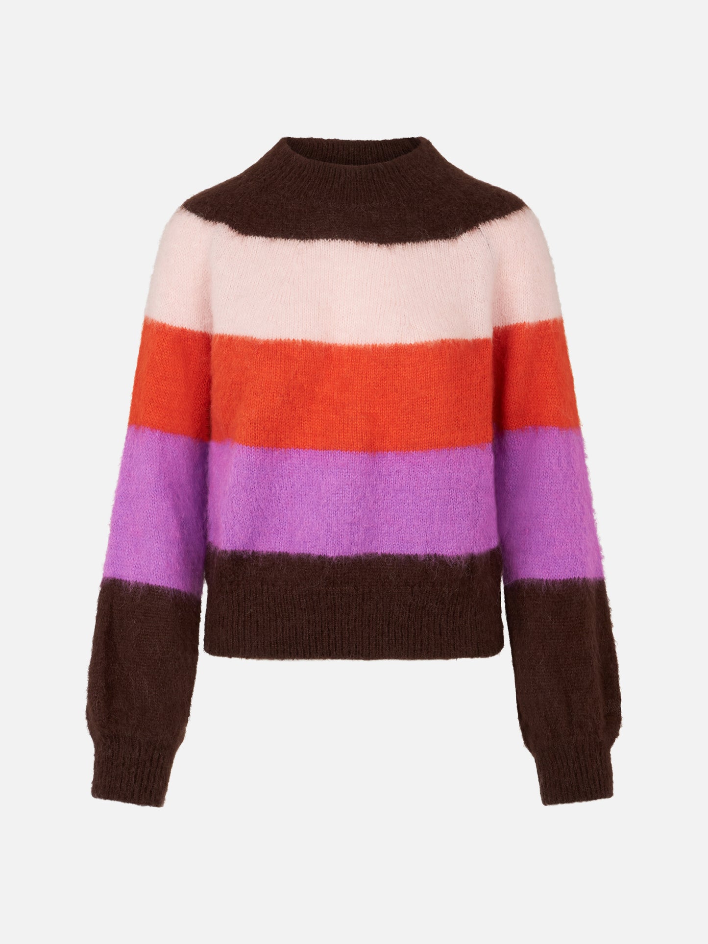 Weicher Damenpullover mit verblassten Farben