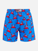 Mittellange Gustavia-Badeshorts für Herren mit Krabbenprint