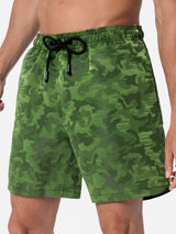 Costume da bagno da uomo in tessuto ripstop Harbour The Riviera con stampa jacquard camo