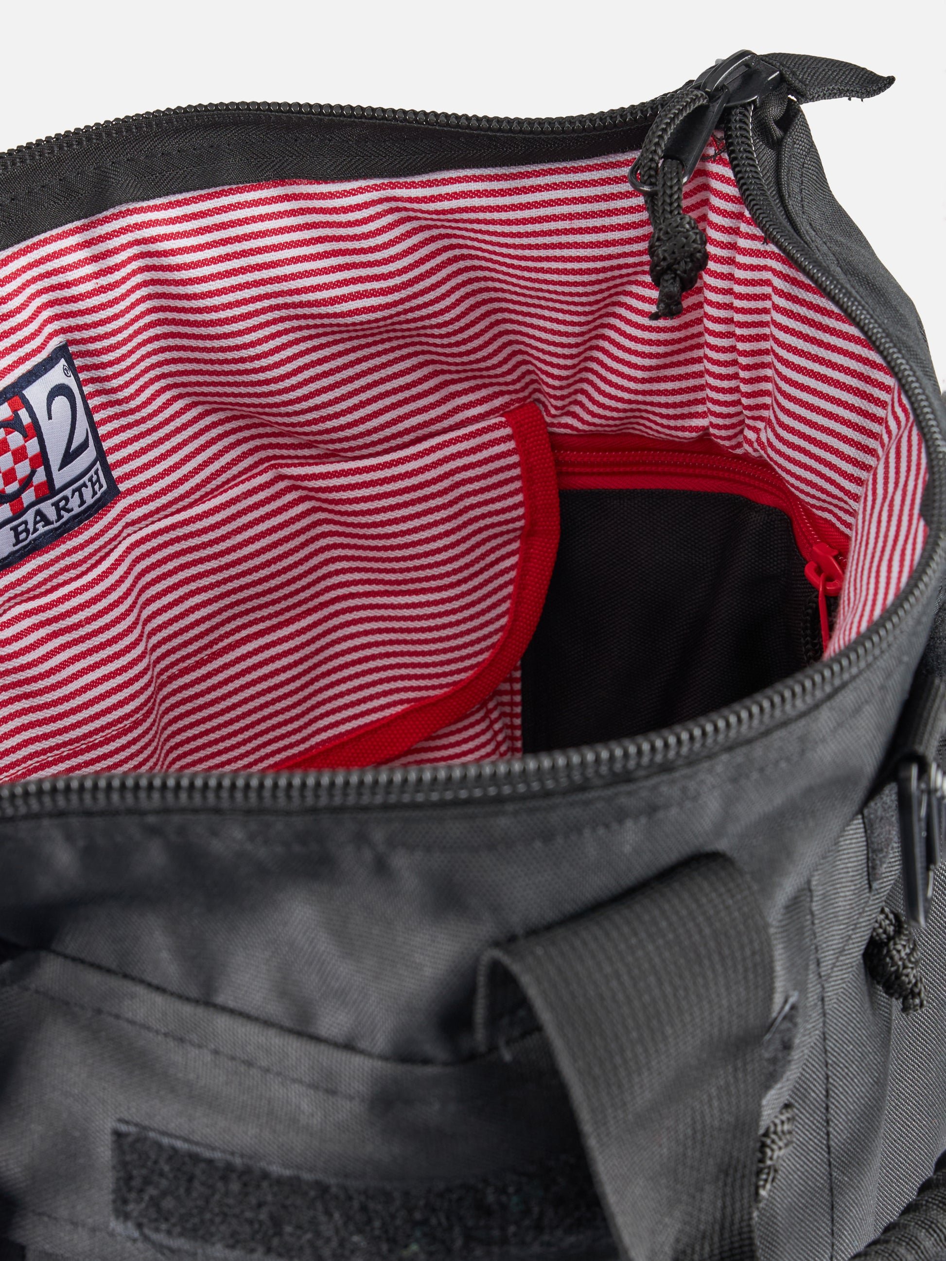 Canvas black backpack Helmut - MC2 Saint Barth