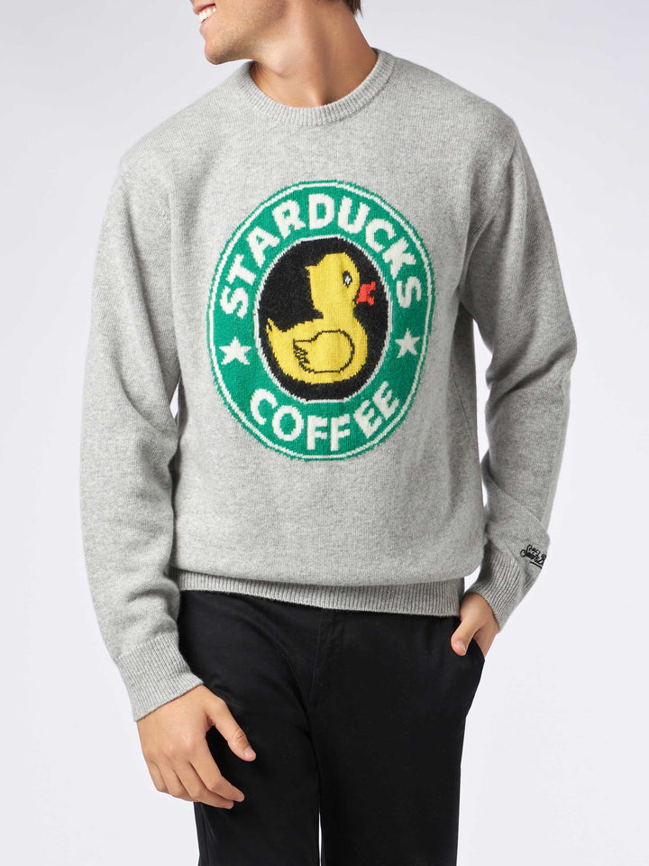 Maglione da uomo con stampa caffè Starducks