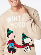 Man crewneck sweater with Snoopy and Charlie jacquard print | SNOOPY - ©PEANUTS SPECIAL EDITION