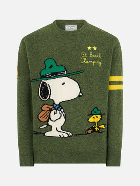 Maglione da uomo donegal girocollo con stampa jacquard Snoopy | SNOOPY - EDIZIONE SPECIALE ©PEANUTS