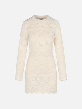 Woman cotton knit mini dress Imany