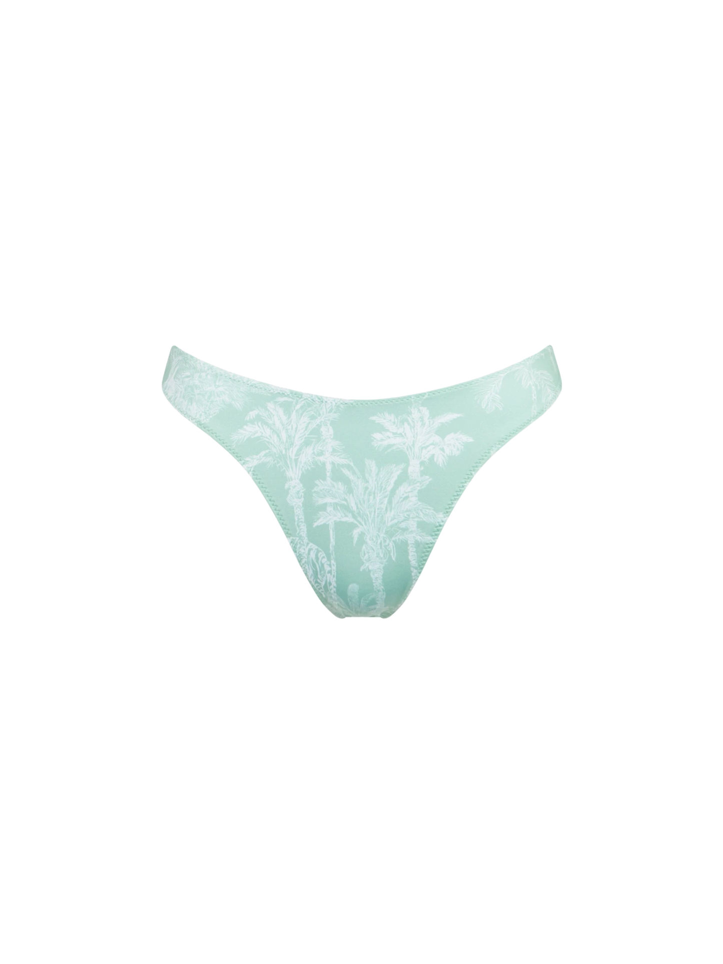 Slip da bagno da donna sgambato con stampa giungla