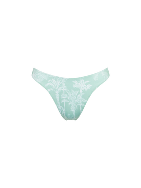 Slip da bagno da donna sgambato con stampa giungla