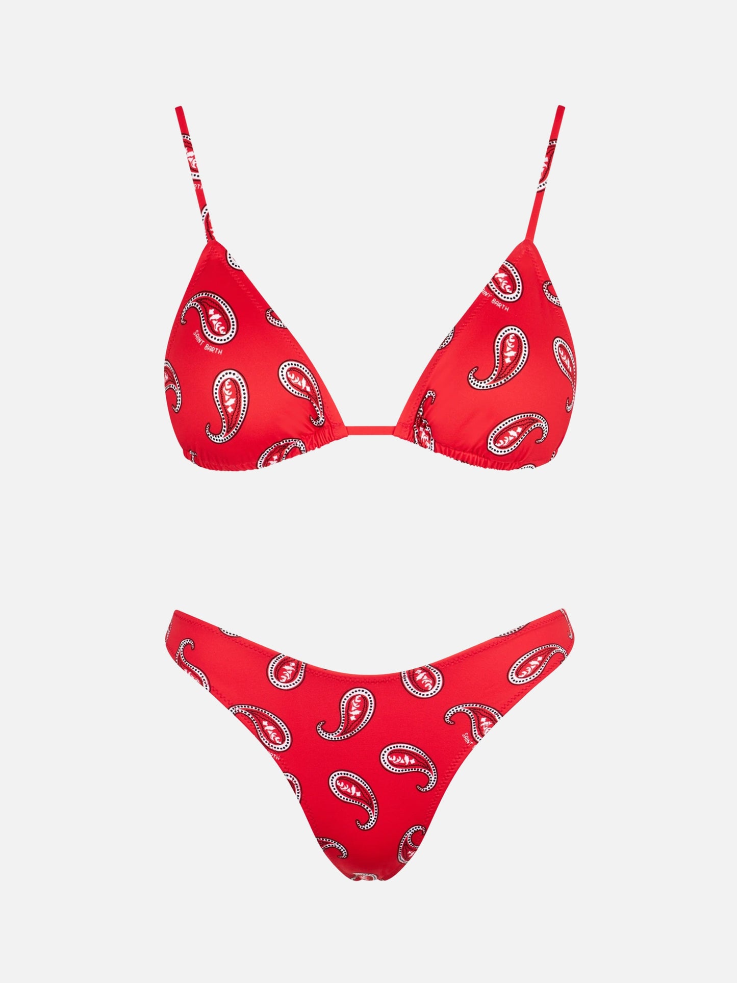 Bikini bralette de textura arrugada rosa Naima Naomi 