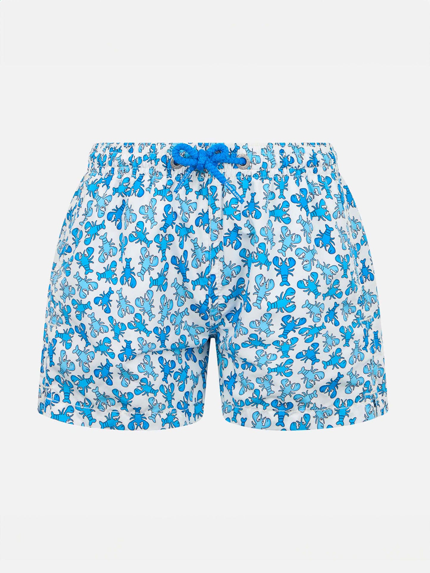 Costume da bagno da bambino in tessuto leggero Jean Lighting con stampa aragosta