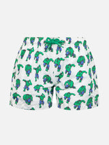 Boy lightweight fabric swim-shorts Jean Lighting with Hulk print | MARVEL SPECIAL EDITION