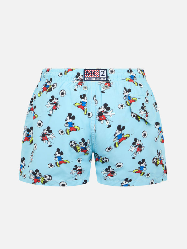 Badeshorts für Jungen aus leichtem Stoff von Jean Lighting mit Mickey-Mouse-Aufdruck | ©DISNEY SONDEREDITION