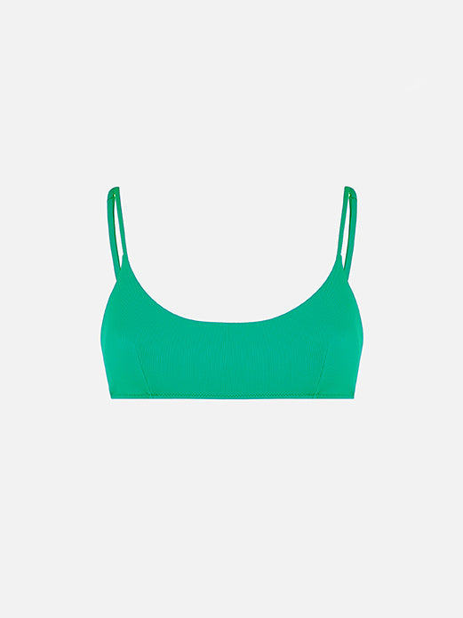 Grünes Bralette-Strandtop Judy für Damen