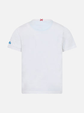 Baumwoll-T-Shirt Kea für Jungen mit bedruckter Tasche