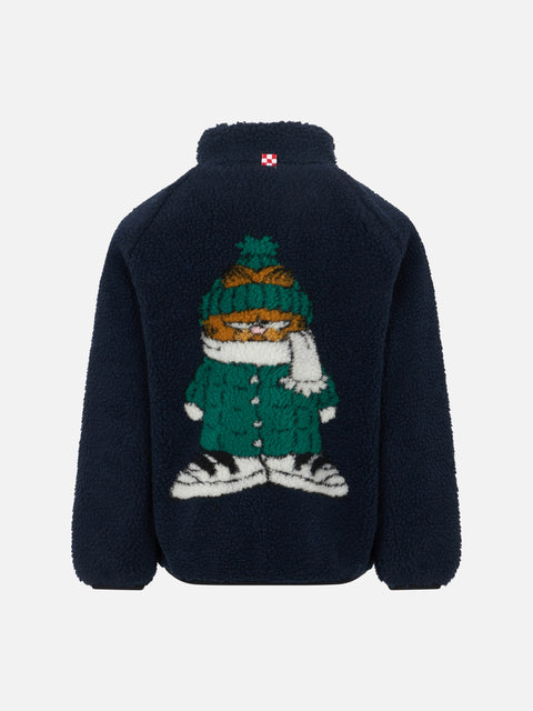 Boy sherpa jacket with Garfield print | GARFIELD SPECIAL EDITION - MC2 Saint Barth