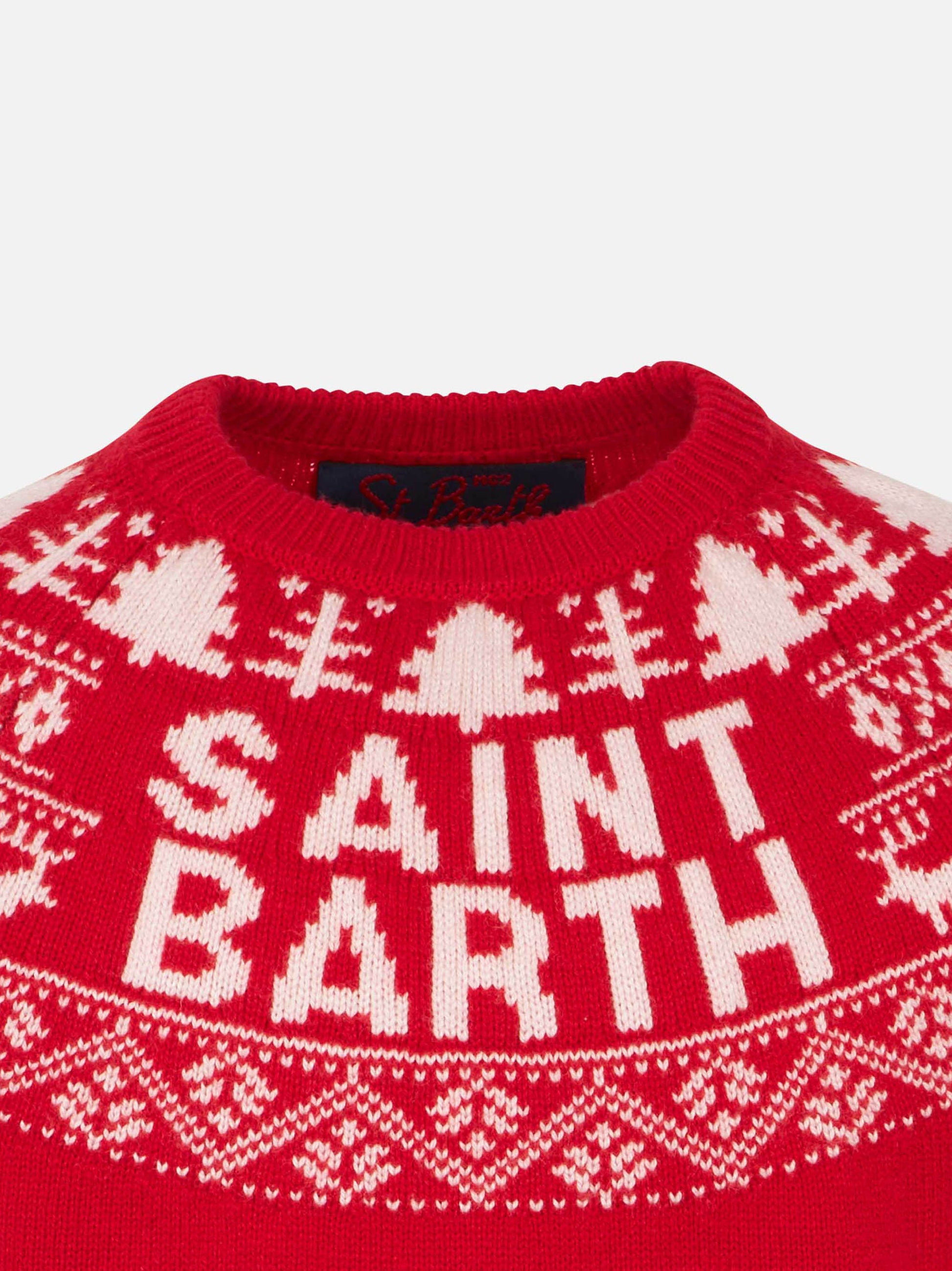 Saint Barth Norwegian print boy sweater - MC2 Saint Barth
