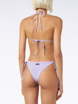 Gingham-Triangel-Bikini