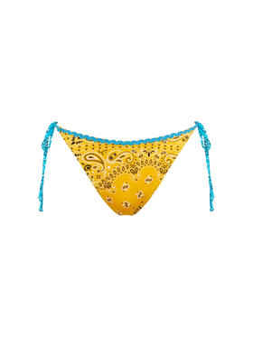 Damen-Badehose mit Bandana-Print