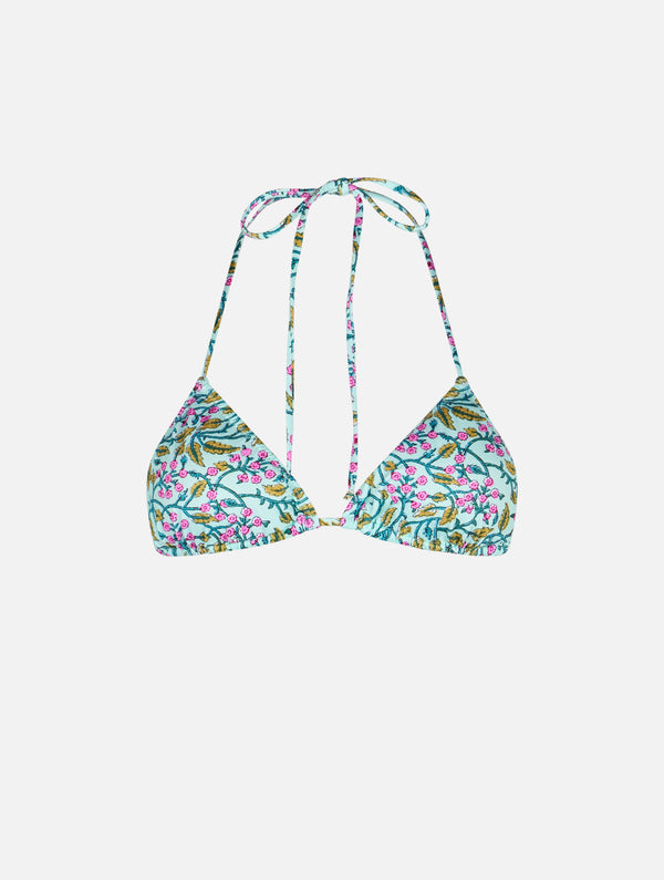 Damen-Badeanzug Leah mit radikalem Blumen-Dreiecksoberteil