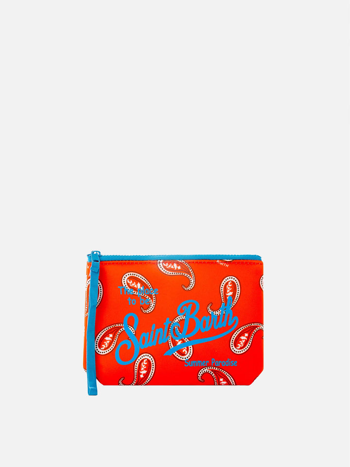 Pochette Aline con stampa paisley