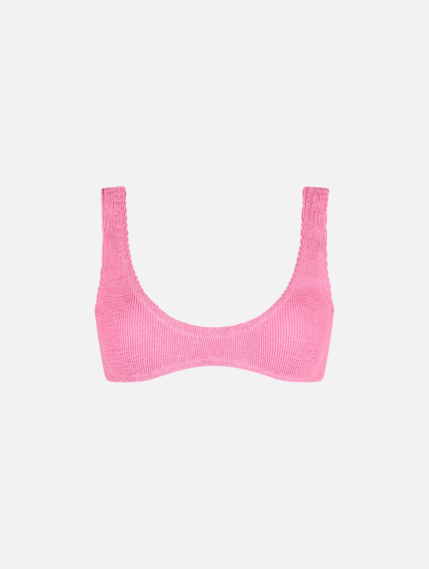 Bralette da donna rosa micro crinkle Pamy