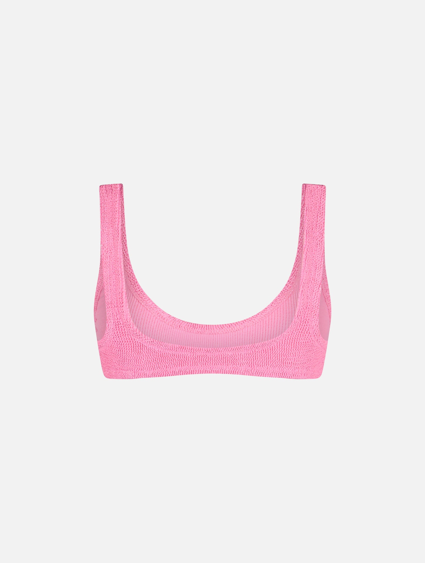 Bralette da donna rosa micro crinkle Pamy