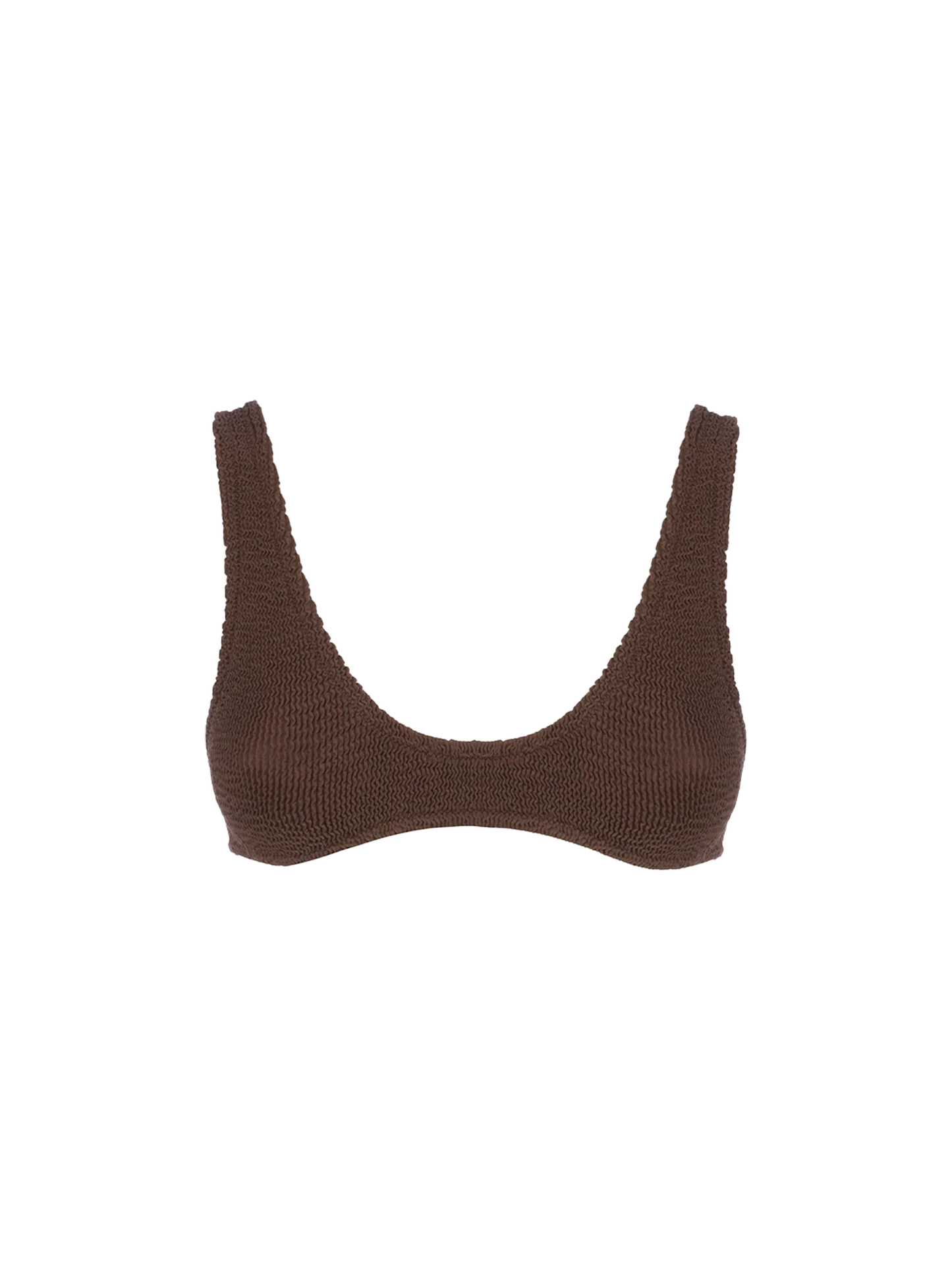 Bralette da donna marrone stropicciato Pamy