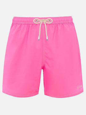 Mittellange Badeshorts Patmos für Herren in Rosa