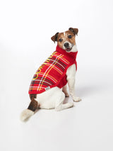 Maglia per cani con stampa Tartan