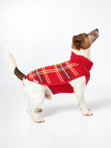 Maglia per cani con stampa Tartan