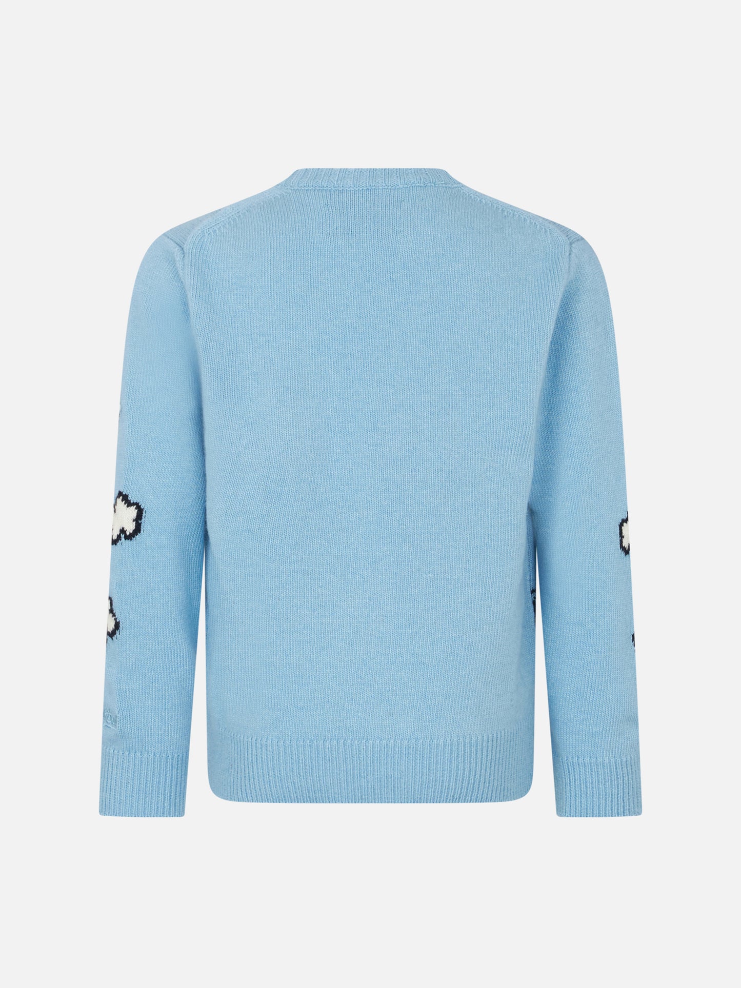 Mädchenpullover mit Rundhalsausschnitt und New-York-Postkarte