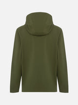 Man military green 3-layers hooded jacket Parson