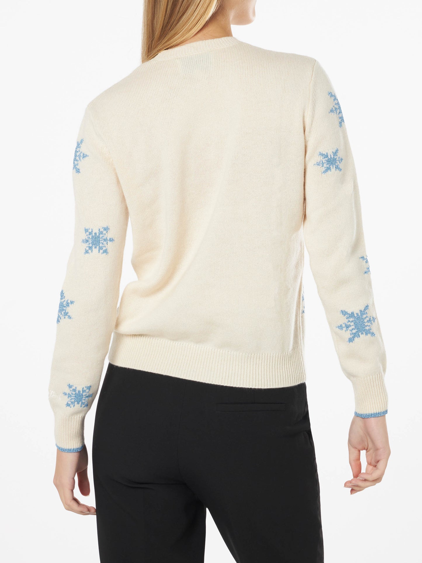 Maglione da donna girocollo con ricamo Per Rompere il Ghiaccio