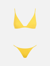 Bikini da donna a triangolo giallo