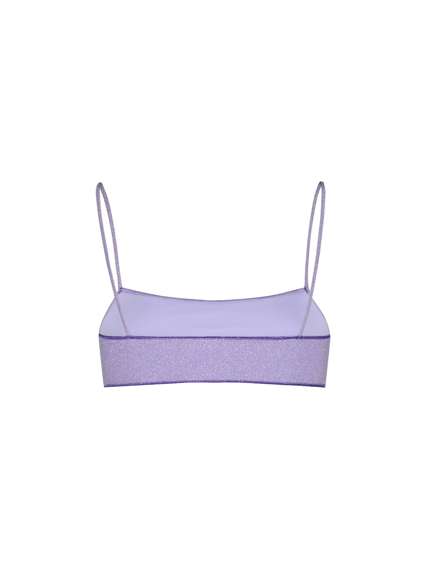 Woman lurex bralette beach top Sadie