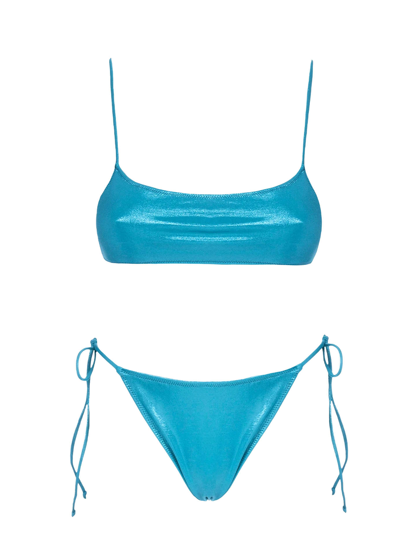Damen Lamina blaugrüner Bralette-Bikini Sadie Marielle