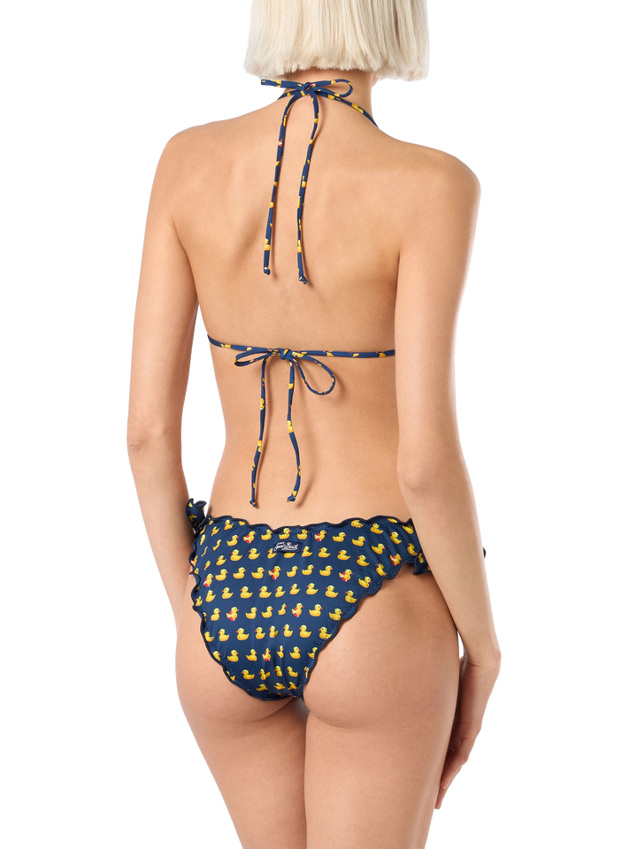 Bikini Sagittarius Moon con stampa paperelle