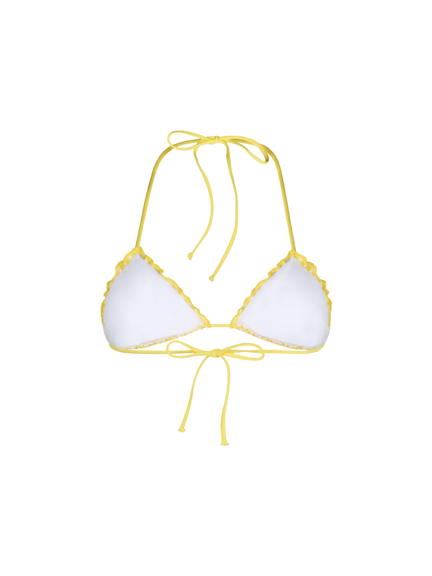 Klassisches Triangel-Strandoberteil aus Seersucker für Damen, Schütze