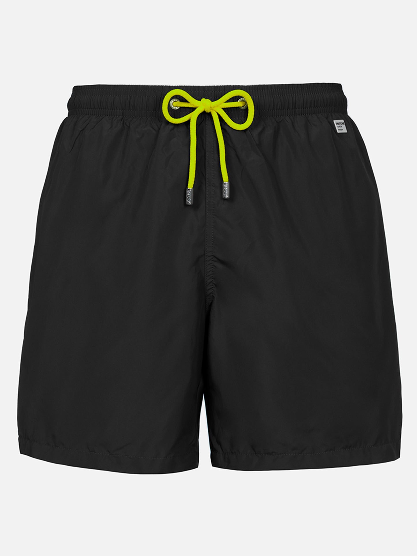 Schwarze Badeshorts für Herren aus leichtem Stoff Lighting Pantone | PANTONE® SPECIAL EDITION