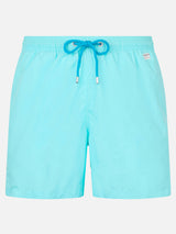 Man lightweight fabric water green swim-shorts Lighting Pantone | PANTONE SPECIAL EDITION