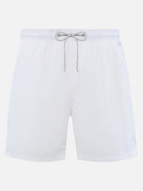 Man lightweight fabric white swim-shorts Lighting Pantone | PANTONE SPECIAL EDITION