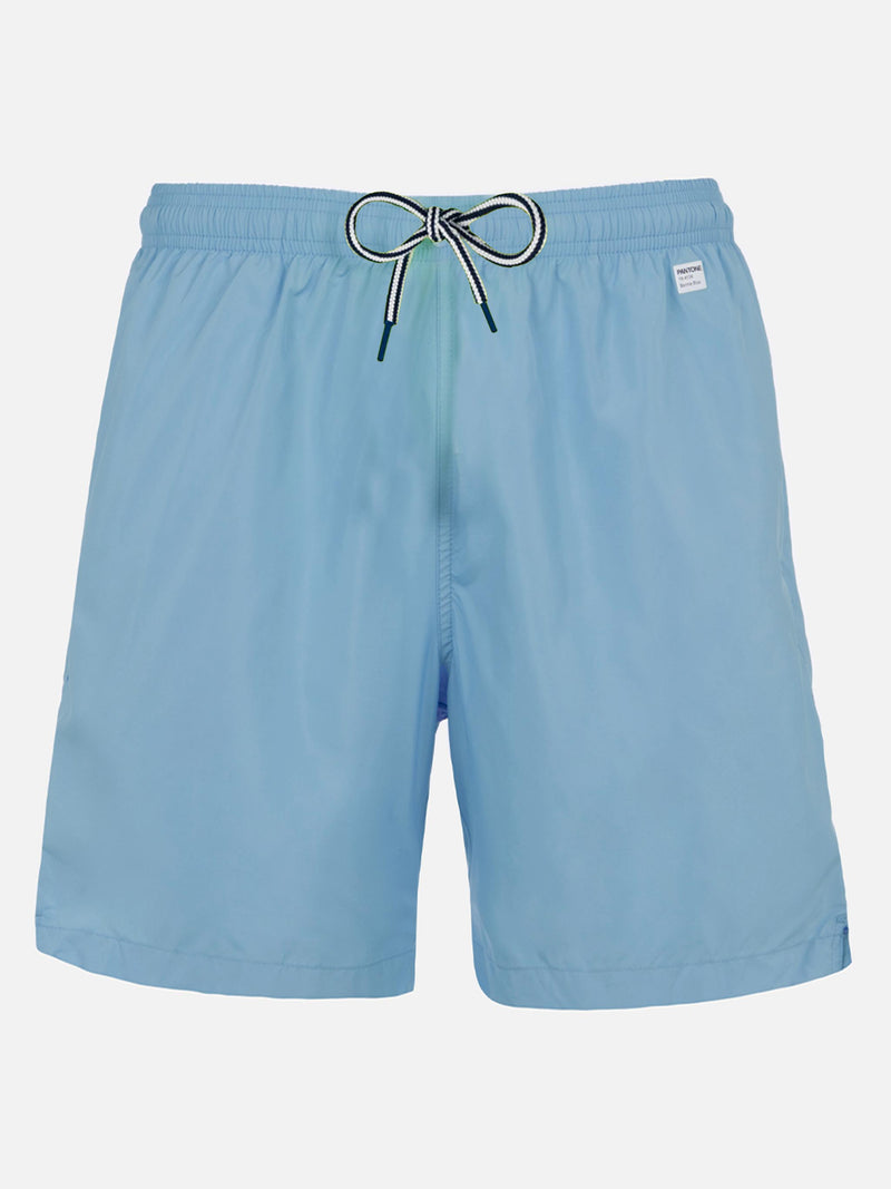 Herren hellblaue Badeshorts | PANTONE® SONDERAUSGABE