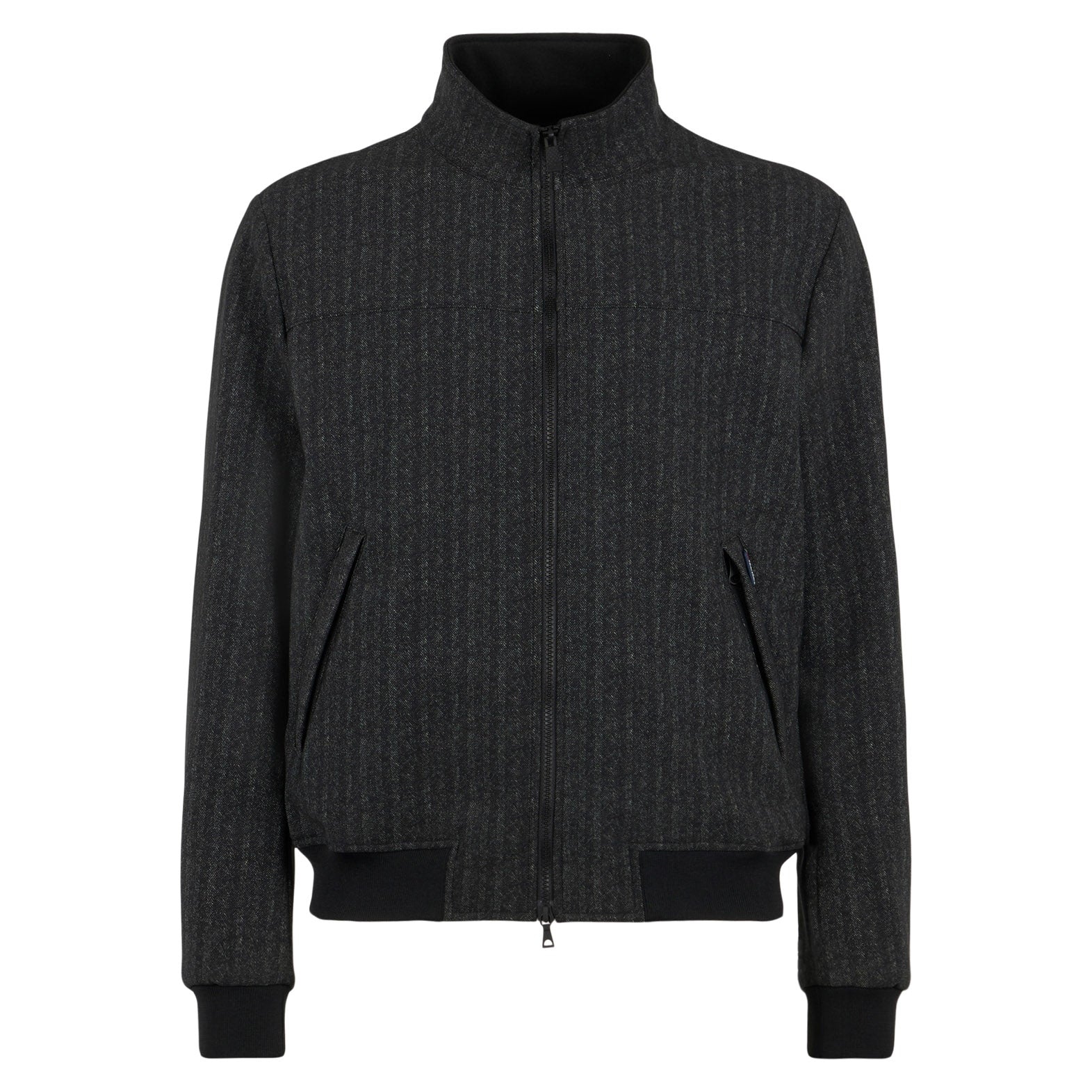 Man mid-weight herringbone bomber jacket Traveler - MC2 Saint Barth