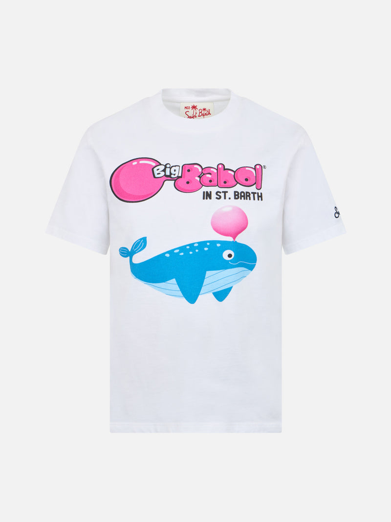 Jungen-T-Shirt mit platziertem Big-Babol-Wal-Aufdruck | GROSSE BABOL-SONDERAUSGABE