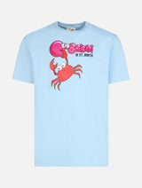 T-shirt da uomo con stampa piazzata e ricamo granchio Big Babol | EDIZIONE SPECIALE BIG BABOL