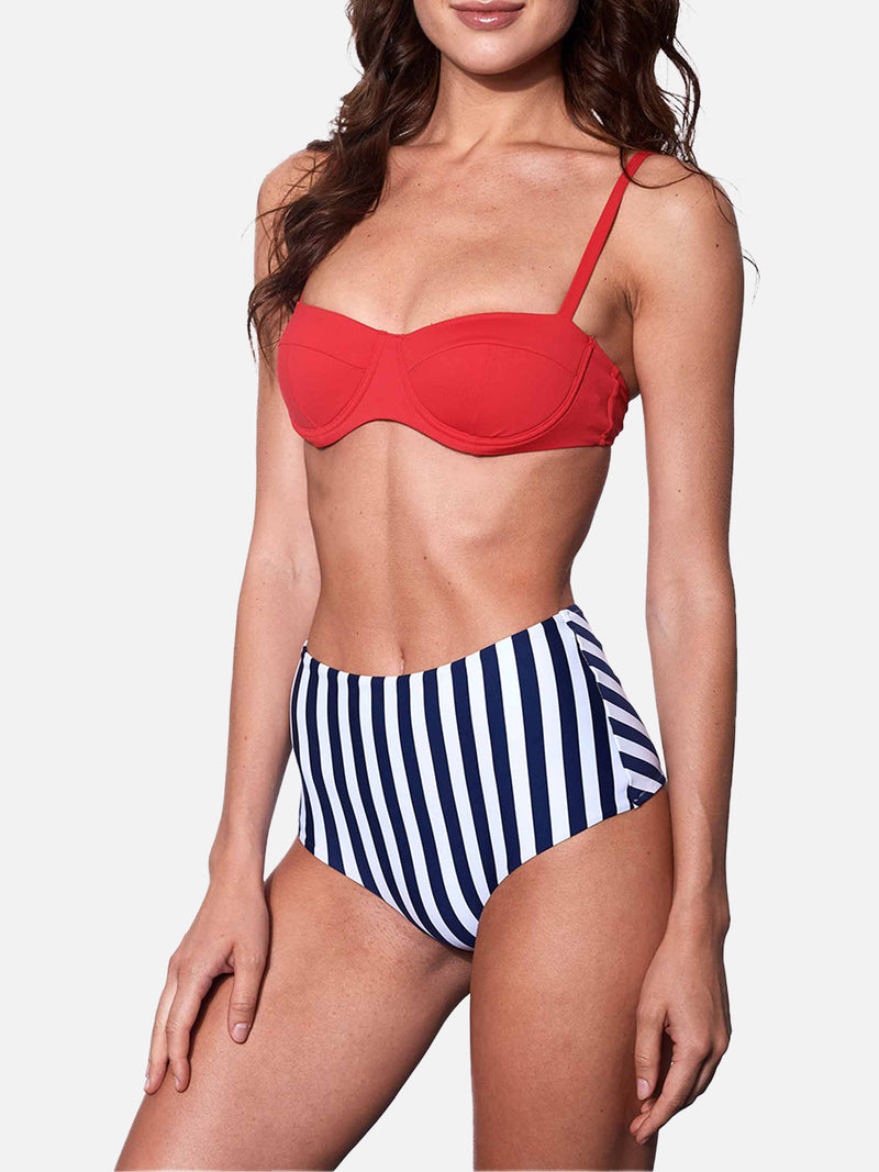 Bralette-Bikini mit Bügel