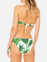 Bralette-Bikini mit Jumbo-Dschungeldruck