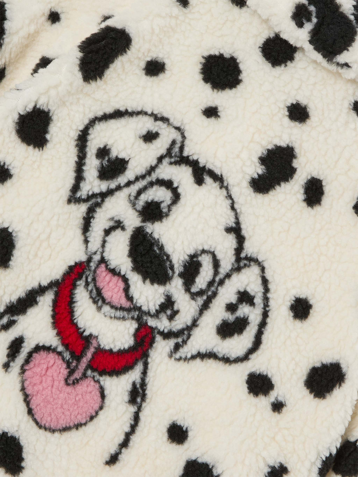Giacca Abel panna in tessuto teddy con motivo dalmata | Special edition